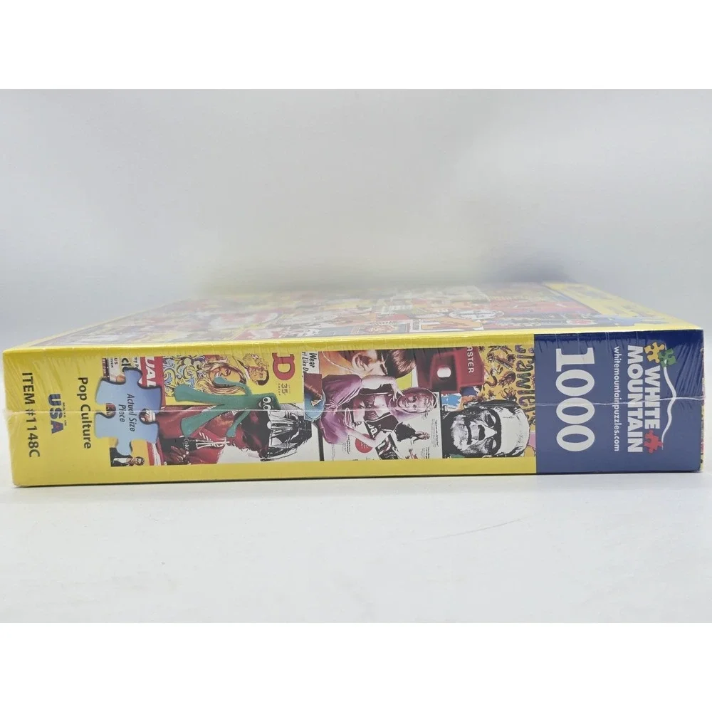 White Mountain Pop Culture 1000 Piece Puzzle 2021‎ Multicolor Cardboard